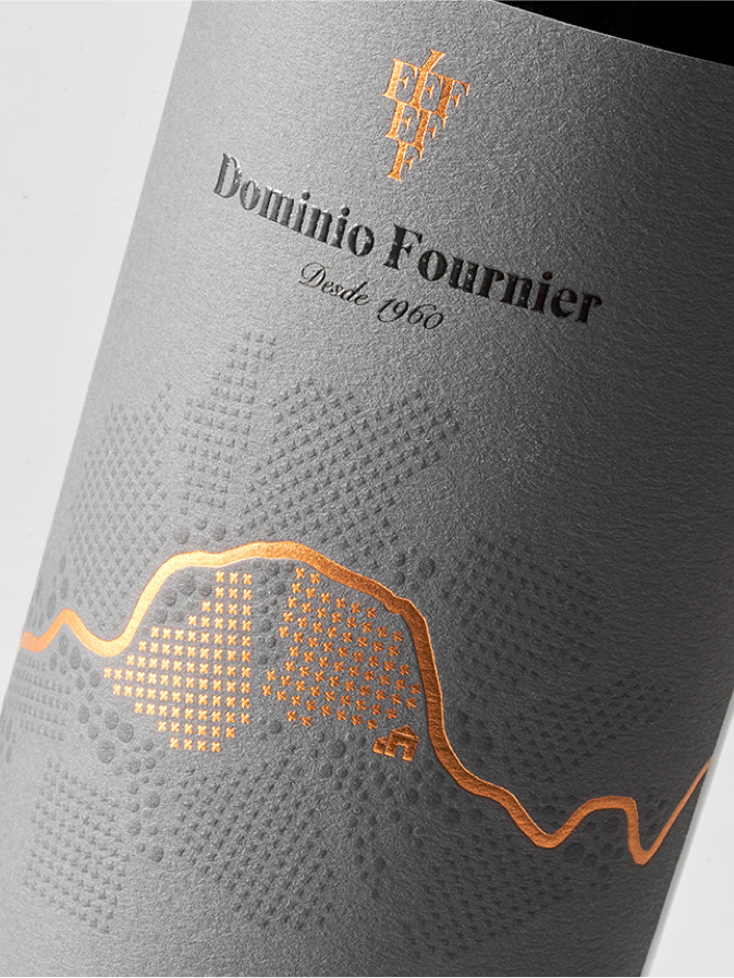 Botella de vino Dominio Fournier Reserva 