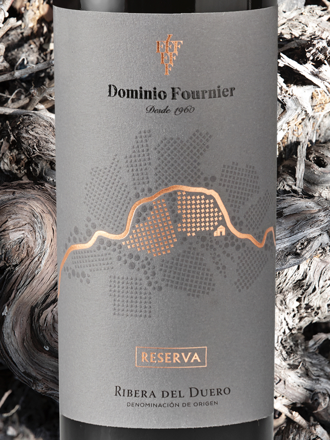 Botella de vino Dominio Fournier Reserva 